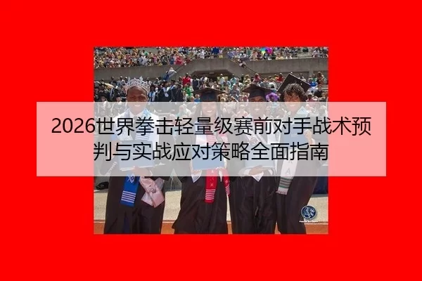 2026世界拳击轻量级赛前对手战术预判与实战应对策略全面指南